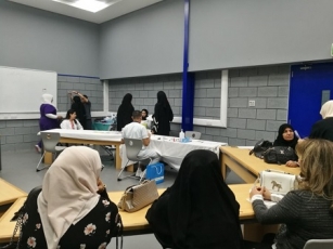 NMC Royal Hospital Sharjah conducted a health screening at Masarat center for development and empowerment, Government of Sharjah