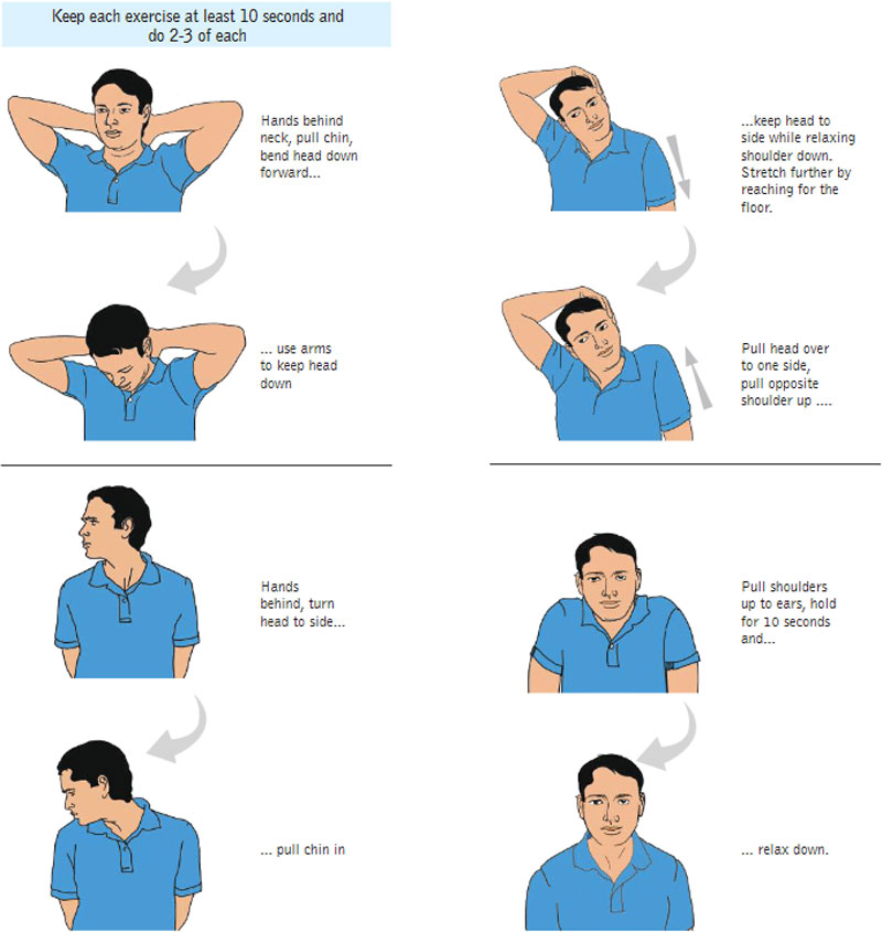 Relaxing Exercises for Neck & Shoulders
