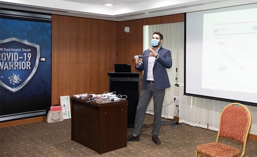 Dr. Ali Al Ghrebawi, HOD & Consultant, General Surgery and Ethicon - part of Johnson & Johnson company held a meeting titled - Shaping the future of surgery 03