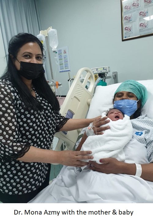 On the auspicious occasion of Eid Al Fitr, NMC Royal Hospital, Sharjah welcomed two healthy babies shortly after midnight 02