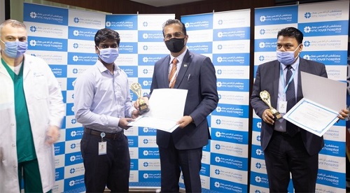 NMC Royal Hospital Sharjah conducted an award Ceremony for the “Safety @ Workplace Challenge – 2021 05