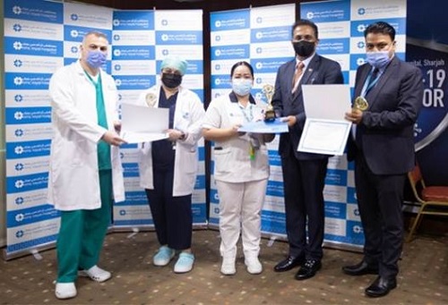 NMC Royal Hospital Sharjah conducted an award Ceremony for the “Safety @ Workplace Challenge – 2021 08