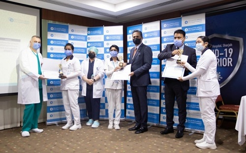 NMC Royal Hospital Sharjah conducted an award Ceremony for the “Safety @ Workplace Challenge – 2021 10