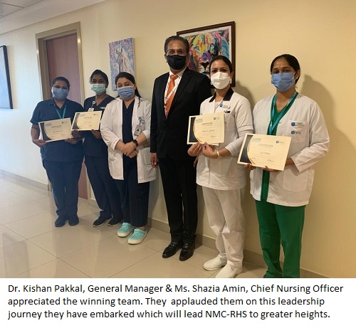 NMC Royal Hospital, Sharjah organized a victory event – “Celebrating our leadership journey” at the Nightingale Challenge on 15th June 2021 02