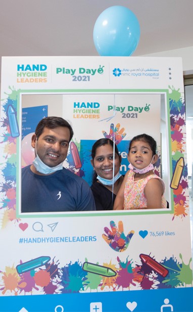 NMC Royal Hospital Sharjah organized a Children’s Hand Hygiene Workshop on the occasion of International Play Day 2021 on 04th Aug - 05