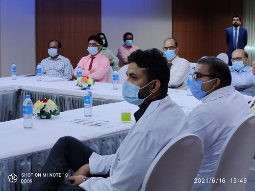 NMC Royal Hospital, Sharjah organized a Meet & Greet event for the Dr. Piyush Somani, HOD & Specialist, Gastroenterology & Dr. Akhilesh Sapra, Specialist, Gastrointestinal Surgery on 16th June 2021 02