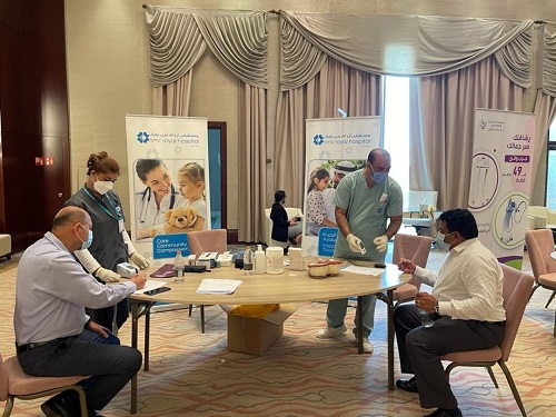 NMC Royal Hospital, Sharjah conducted a health screening campaign at Saray Ajman Hotel on 9th Jun 2021. 01