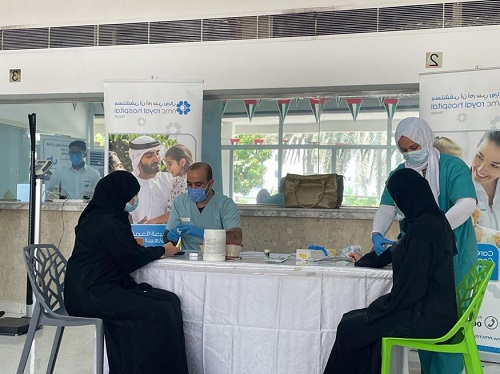 NMC Royal Hospital, Sharjah conducted a health screening campaign at the Sharjah Police - CID department - 02