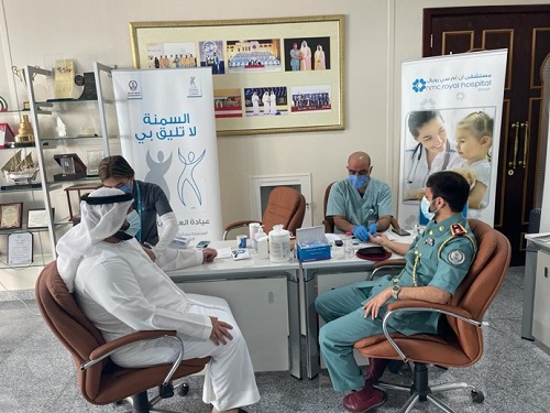 NMC Royal Hospital, Sharjah conducted a health screening campaign at Sharjah Police HR & Finance Departments - 01
