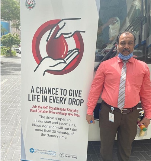 NMC Royal Hospital, Sharjah thanks each & every blood donor for their generous participation and making the June ‘21 - Blood Donation campaign a huge success 02