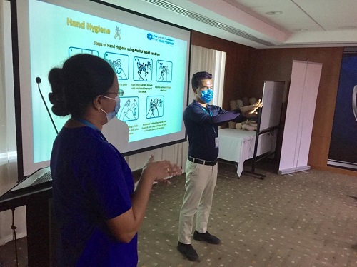 Prevention & Control of Infection Department, NMC Royal Hospital Sharjah conducted a “Health & Safety Awareness” workshop 01