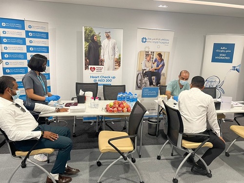nmc conducted a health screening campaign at SHUROOQ on 29th september 2021 - 001