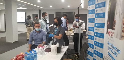 nmc conducted a health screening campaign at SHUROOQ on 29th september 2021 - 003