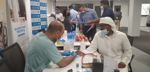 nmc conducted a health screening campaign at SHUROOQ on 29th september 2021 - 004