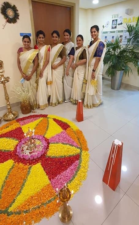 nursing department celebrated onam with aplomb on 2nd of september 001
