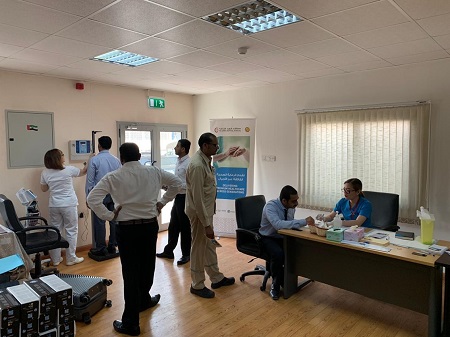 NMC Royal Hospital conducted health screening collaboration with NMC Medical Centre Sharjah for the employees of Sharjah Customs on 22th May 2019 - 02