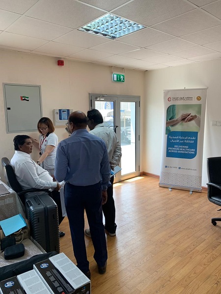 NMC Royal Hospital conducted health screening collaboration with NMC Medical Centre Sharjah for the employees of Sharjah Customs on 22th May 2019 - 04