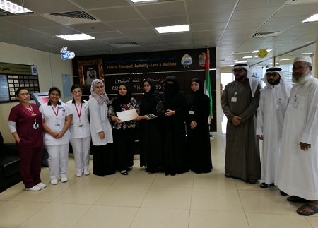 NMC Royal Hospital Sharjah participated in the Health program name (Sahtak Tahmona) conducted by Federal Transport Authority-Land & Maritime 01