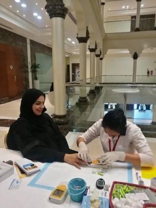 NMC Royal Hospital Sharjah conducted a Health Screening event in Supreme Council For Family Affairs
