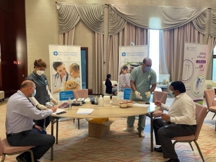NMC Royal Hospital, Sharjah conducted a health screening campaign at Saray Ajman Hotel on 9th Jun 2021.