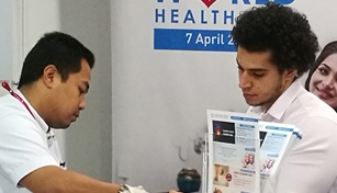 NMC Royal Hospital conducted World Health Day Screening at WSP Middle East Limited On 17th April 2019
