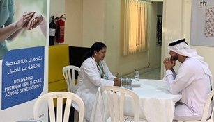 NMC Royal Hospital Sharjah conducted a health screening awareness event at General Directorate of Residency and Foreign Affairs