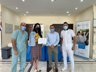 NMC Royal Hospital, Sharjah conducted health screening campaign at Al Shola American School on 1st April 2021