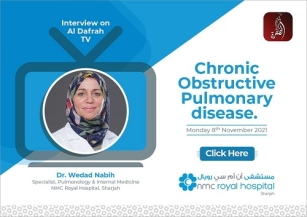 Dr. Wedad Nabih, Specialist, Pulmonology & Internal NMC Royal Hospital Sharjah gave an interview on Al Dafrah TV.