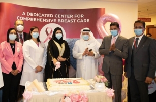 Newspaper articles regarding the launch of one stop-shop Breast Care Unit at NMC Royal Hospital Sharjah on 20th July 2020 