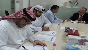 NMC Royal Hospital Sharjah conducted the Osteoporosis campaign - Directorate of Public Work & Directorate of Housing 