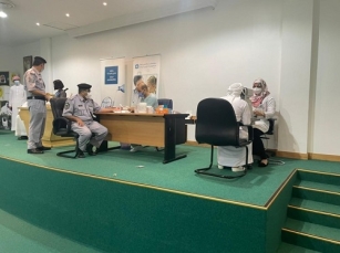 NMC Royal Hospital, Sharjah conducted a health screening campaign at the Sharjah Traffic Department on the 26th & 28th September 2021