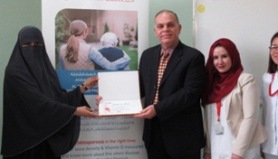 NMC Royal Hospital Sharjah conducted an Osteoporosis campaign at Al Jeel Al Jadeed  Private School Sharjah 