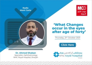 Dr. Ahmed Shabna, Specialist Ophthalmologist at NMC Royal Hospital Sharjah spoke on Monte Carlo international Radio.