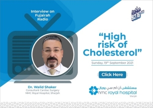Dr. Walid Shaker Consultant Cardiac Surgery, NMC Royal Hospital Sharjah spoke on Fujairah Radio.